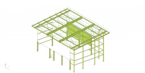 Vue 3D exemple structure pour le projet de frameries